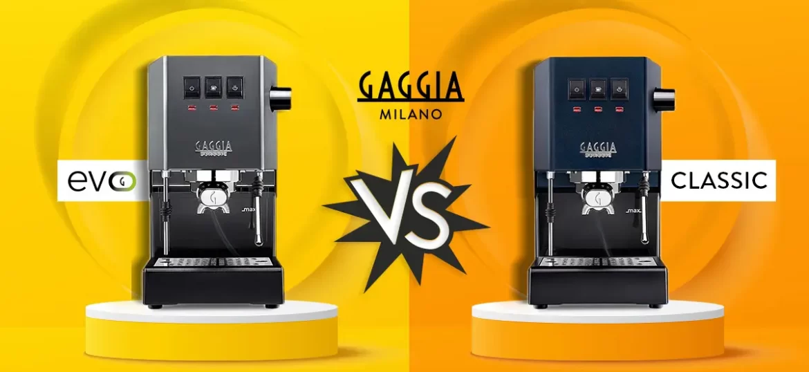 Difference between Gaggia Classic Evo Pro 2023 and Gaggia Classic Pro 2019 models